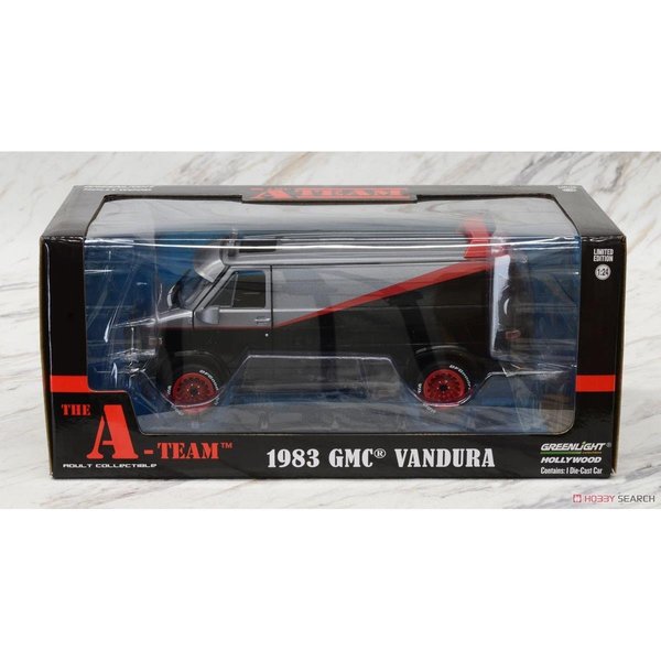 Greenlight 1983 GMC Vandura The A-Team 1983-1987 TV Series 1 by 24 Die-Cast Model Cars 84072